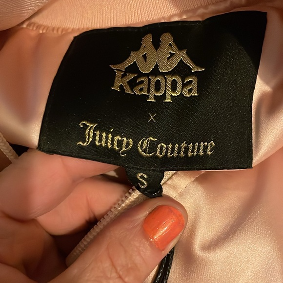 New juicy couture & Kappa Crystal logo satin bomber - Picture 6 of 8